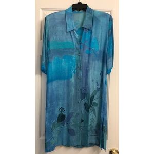 Shades of Blue Tunic Dress